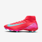 Nike Mercurial Superfly 10 Academy 耐克刺客系列多种场地足球鞋 - 余烬红/极光绿
