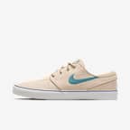 Nike SB Zoom Janoski OG+ 男/女滑板鞋 - 沙堆白/闪电蓝/山峰白/烟灰蓝
