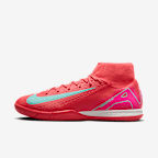 Nike Mercurial Superfly 10 Academy 耐克刺客系列室内/球场足球鞋 - 余烬红/极光绿
