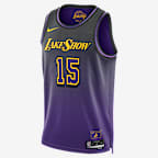 2024/25 赛季洛杉矶湖人队 (Austin Reaves) City Edition Nike Dri-FIT NBA Swingman Jersey 男子速干球衣 - 全域紫