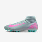 Nike Mercurial Superfly 10 Academy 耐克刺客系列人造草地足球鞋 - 海洋深蓝/爆炸粉