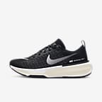 Nike Invincible 3 女子透气公路跑步鞋 - 黑/暗灰/白色/白色
