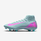 Nike Mercurial Superfly 10 Academy 耐克刺客系列多种场地足球鞋 - 海洋深蓝/爆炸粉