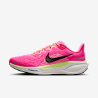 Nike Pegasus 41 耐克飞马女子公路跑步鞋 - 透明粉/冰番石榴色/亮深红/红杉绿