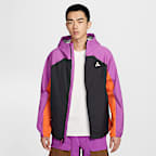 明亮紫/黑/安全橙/山峰白