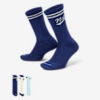 Nike Everyday Plus 情人节速干中筒运动袜（3 双） - 多色