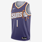 菲尼克斯太阳队 Icon Edition Nike Dri-FIT NBA Swingman Jersey 男子透气速干球衣 - 新兰花紫