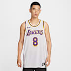 洛杉矶湖人队 Association Edition Nike Dri-FIT ADV NBA Authentic Jersey 男子速干球衣 - 白色