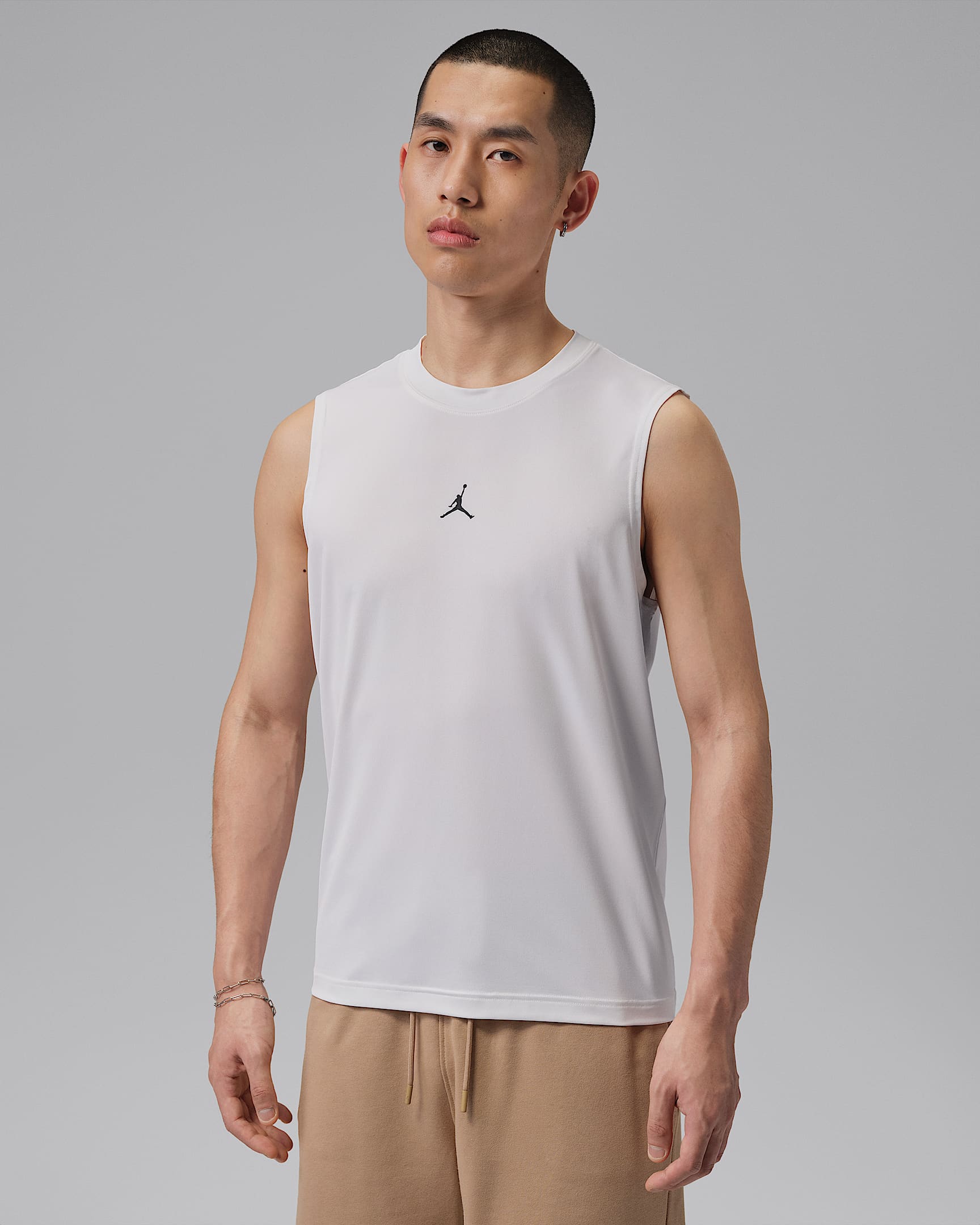 Jordan Sport Essentials Dri-FIT 男子速干无袖上衣 - 白色