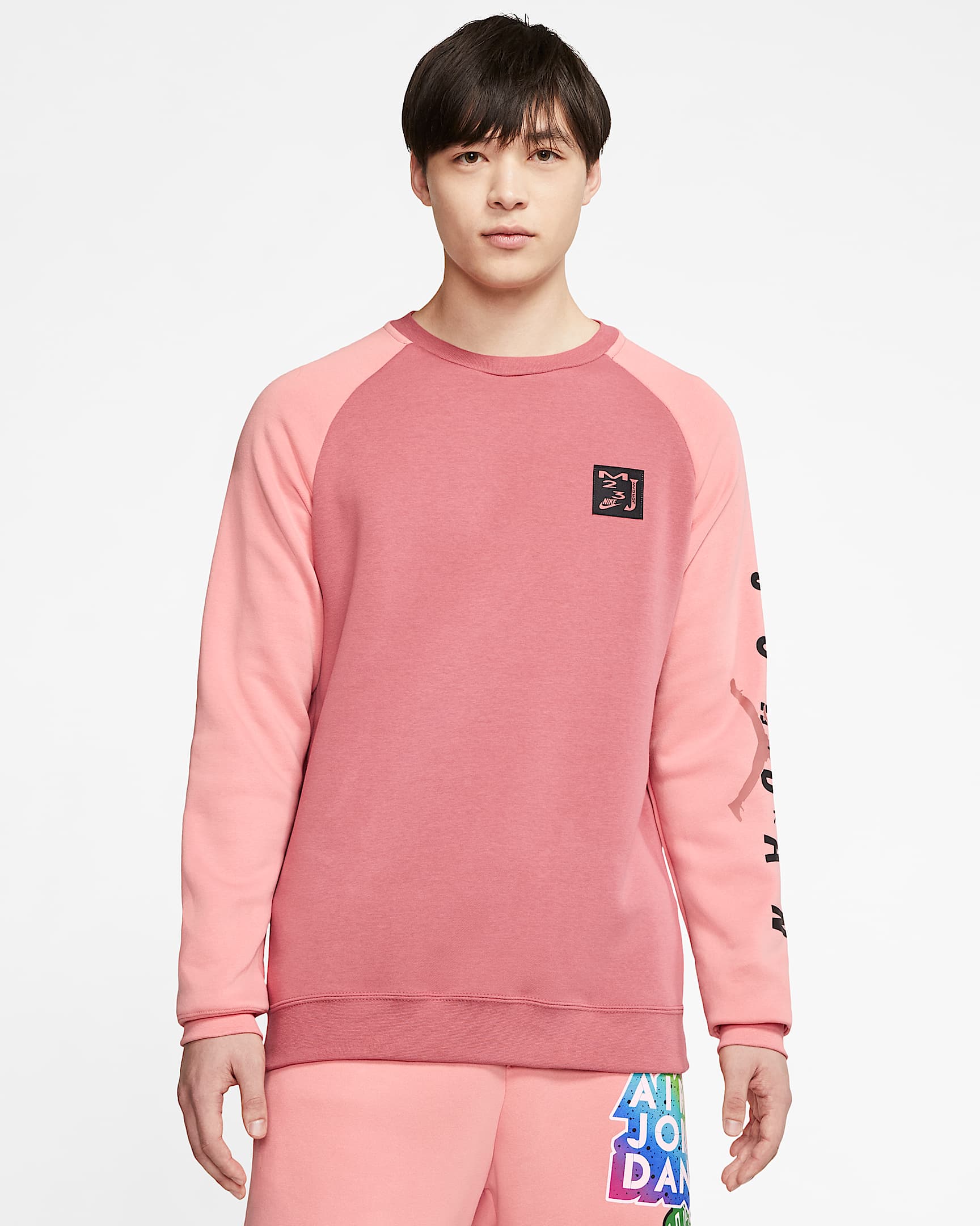 Jordan Sport DNA HBR 男子针织圆领上衣 - 岩石粉/石英粉/黑
