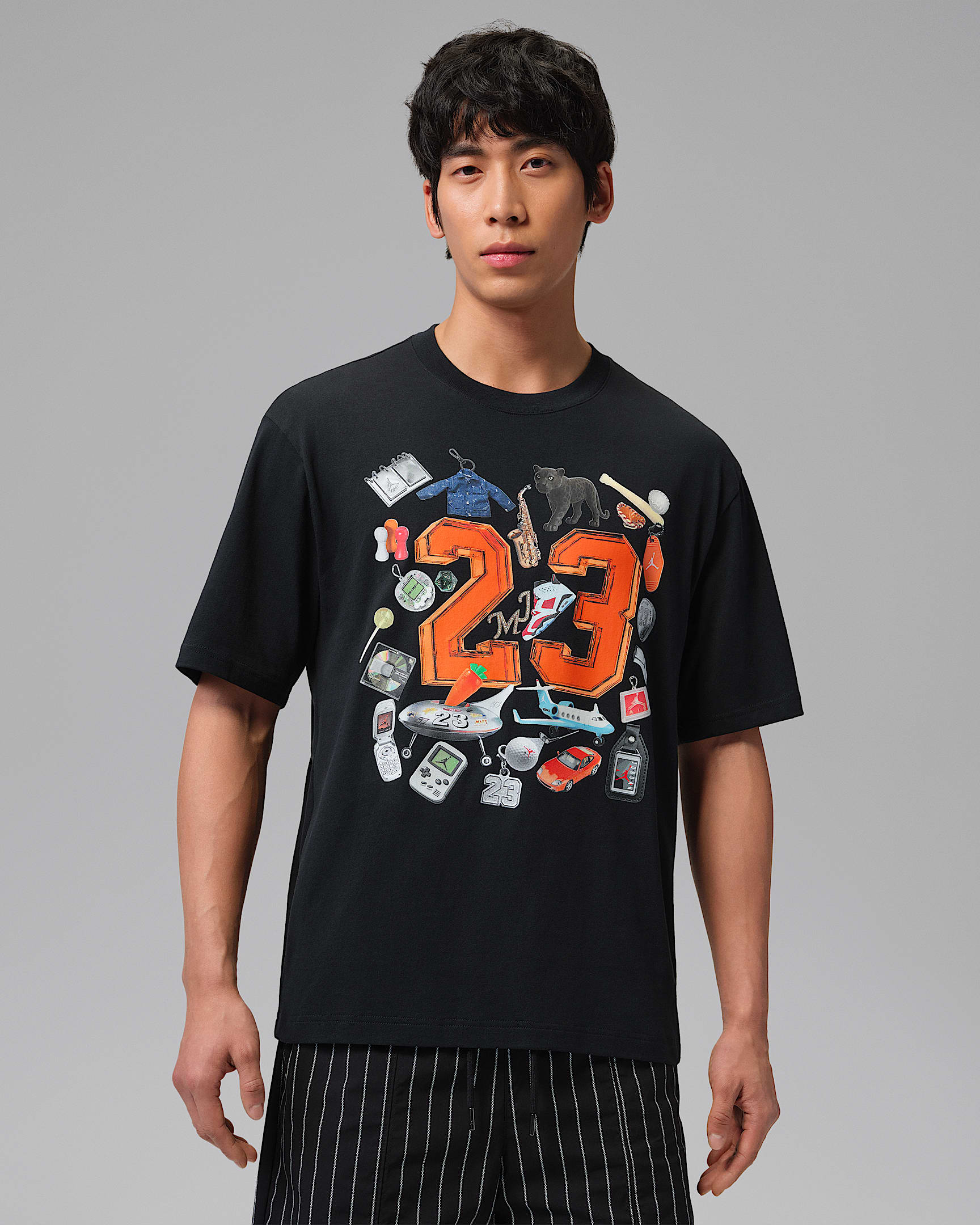 Jordan Collected Dreams 男子图案T恤 - 黑