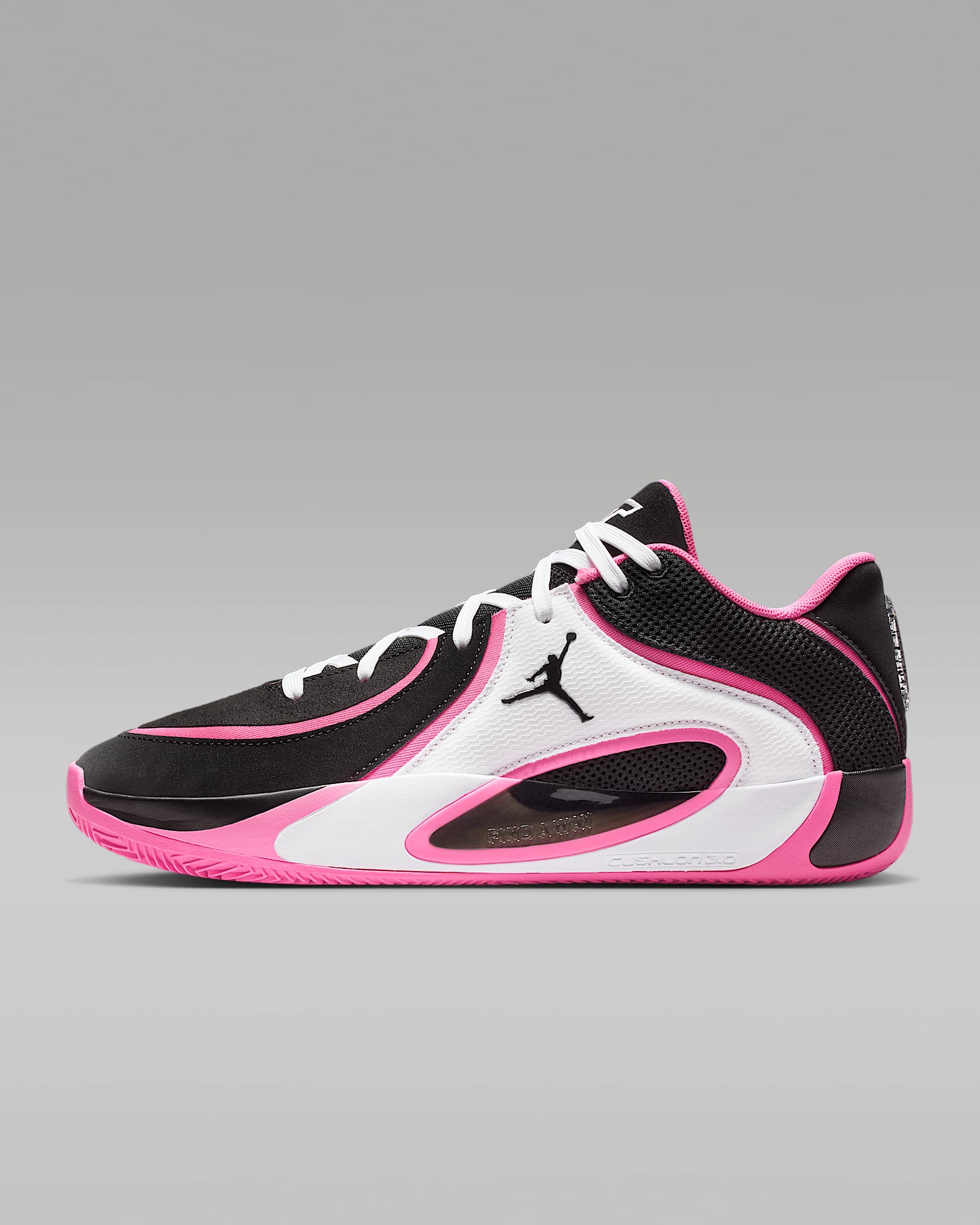 Tatum 4 PF 塔图姆男子篮球鞋 - 黑/白色/亚紫粉