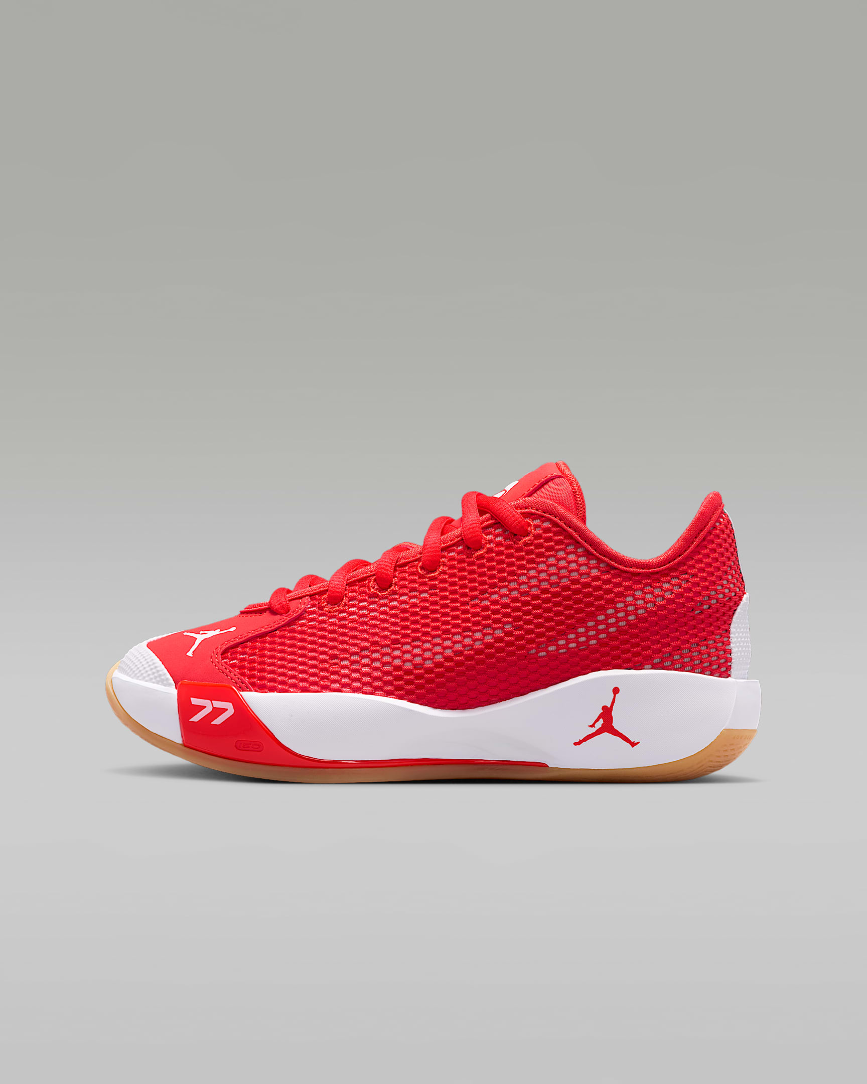 Luka 77 东契奇大童篮球鞋 - 椒红/橡皮浅褐/白色