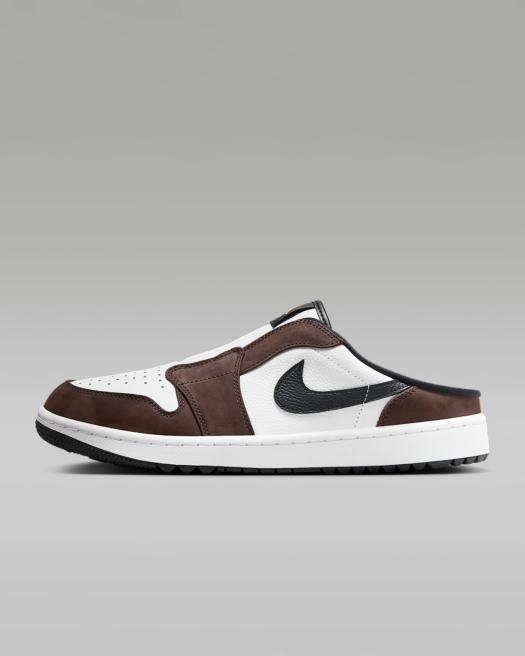 Air Jordan Mule 男子高尔夫一脚蹬运动鞋 - 巴洛克棕/白色/帆白/黑