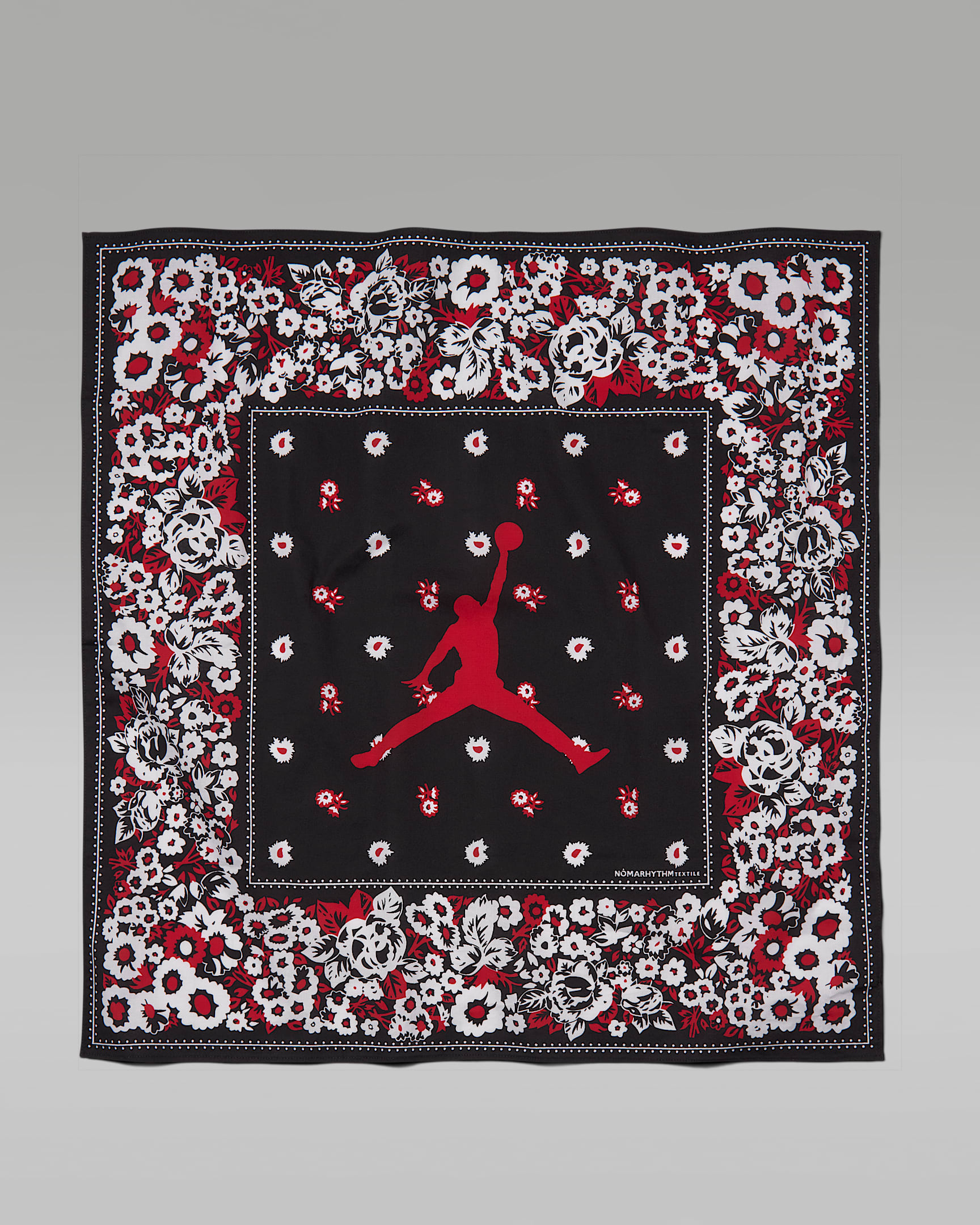Jordan x NOMARHYTHM TEXTILE 男子方形围巾(1 块) - 黑/白色/大学红