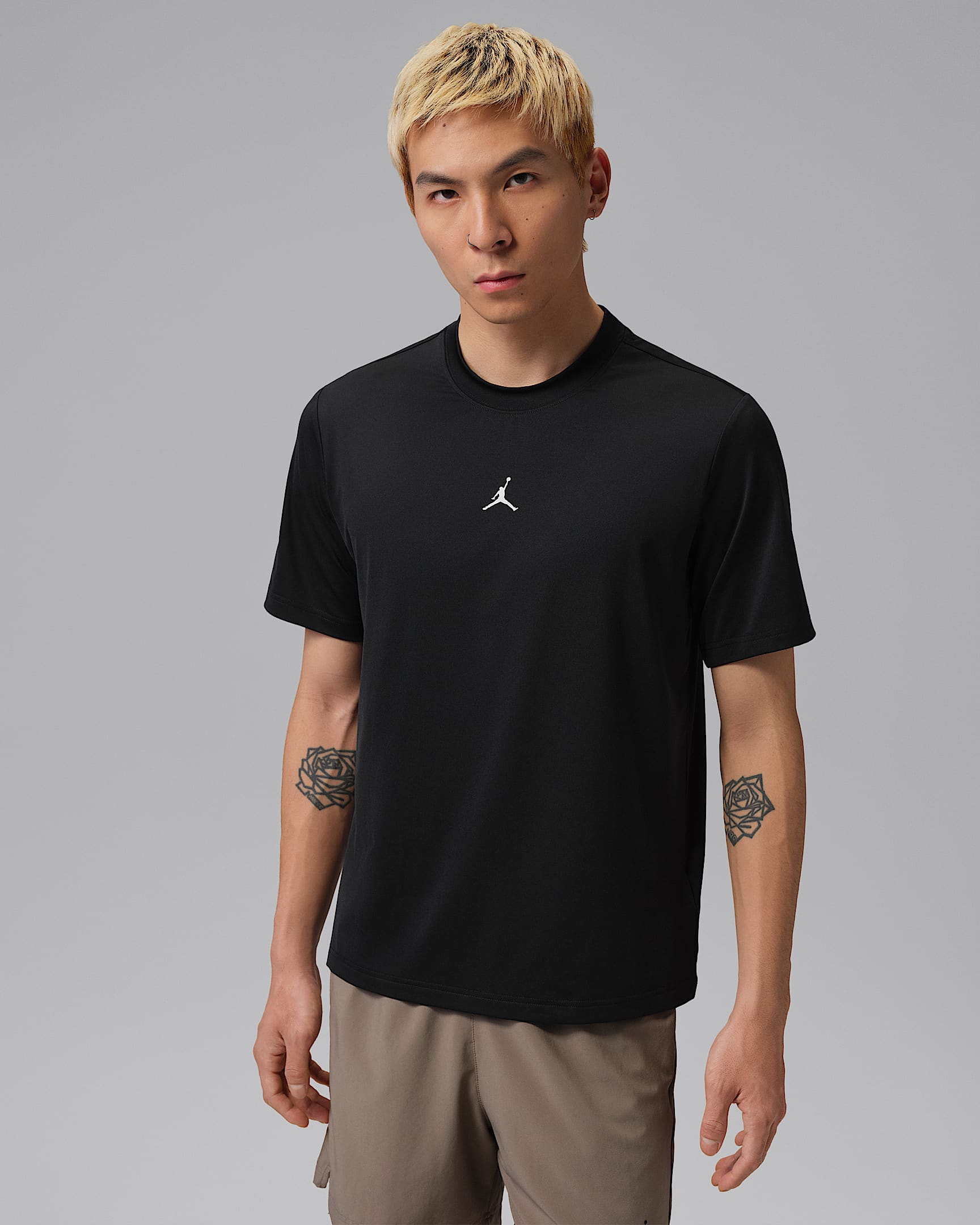 Jordan Sport Essentials Dri-FIT 男子速干短袖上衣 - 黑