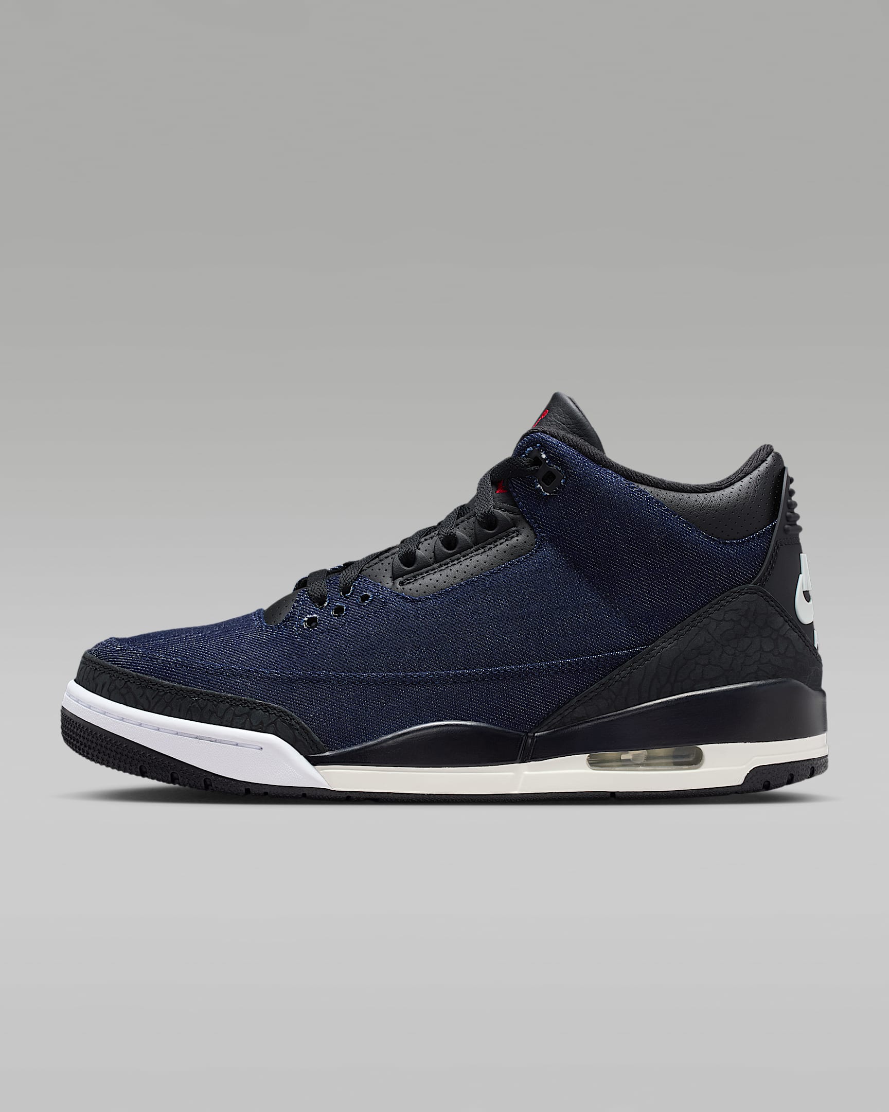 Air Jordan 3 x Levi's® 男子运动鞋 - 牛仔蓝/帆白/黑