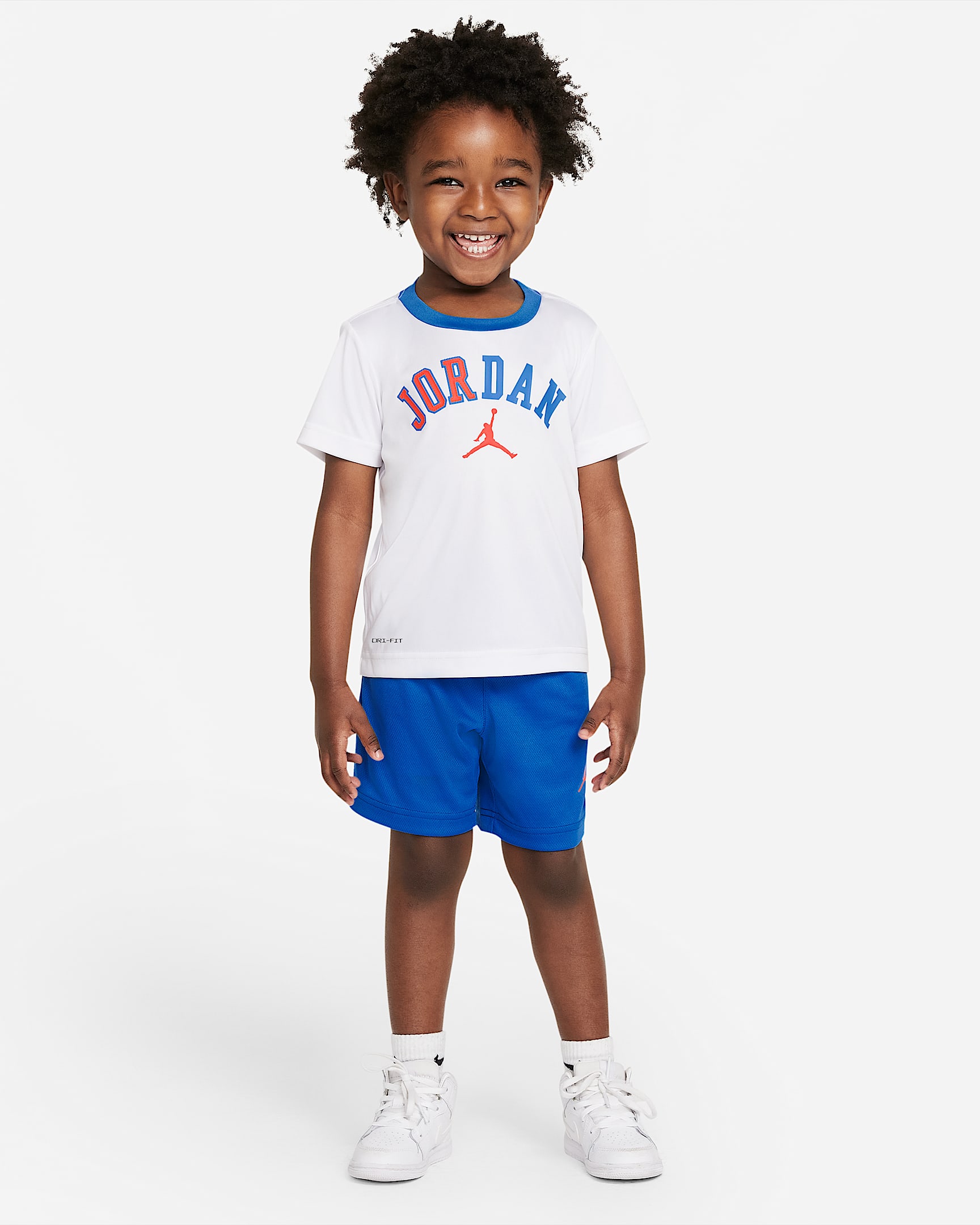 Jordan Dri-FIT 婴童套装 - 太平洋蓝/白色