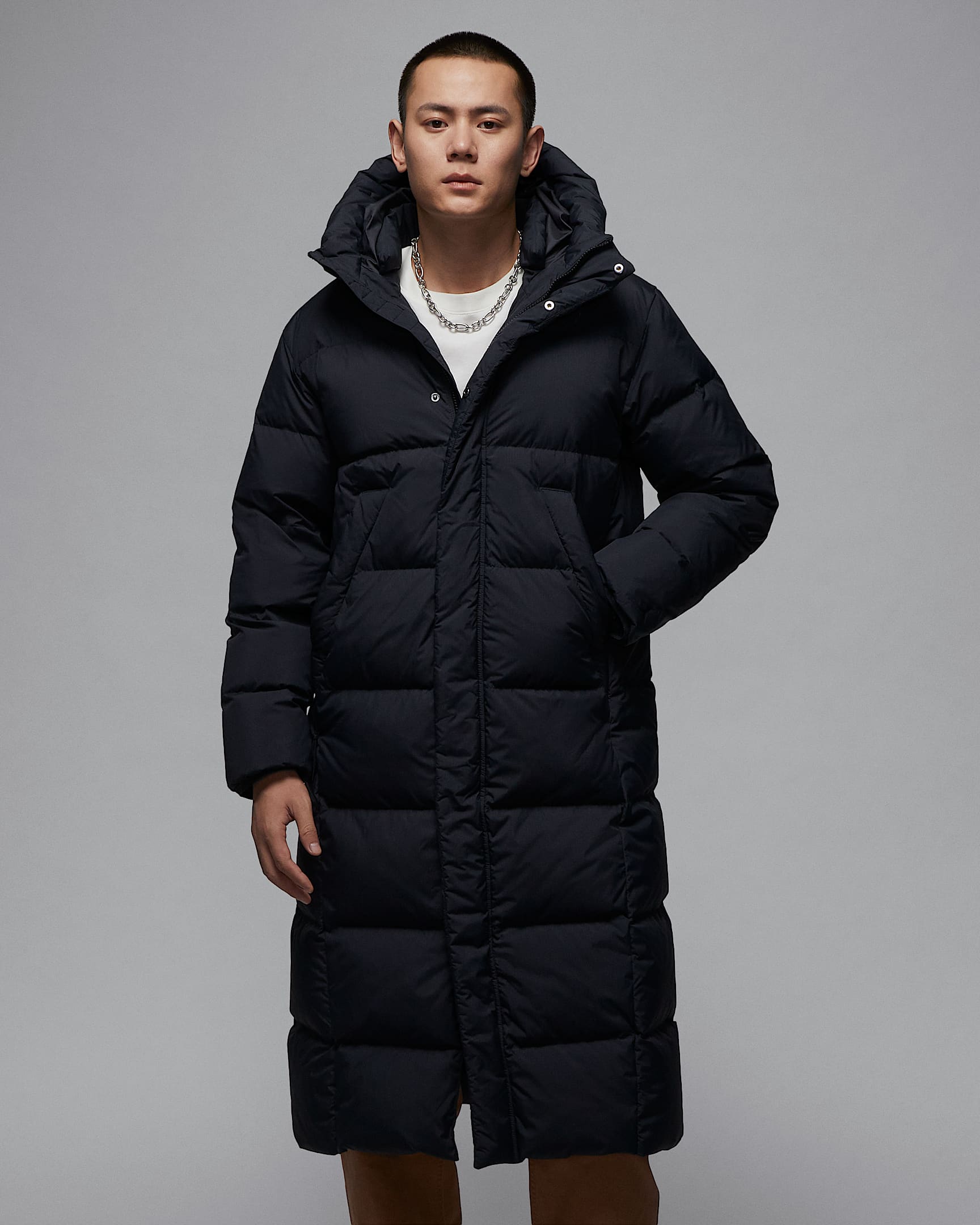 Jordan Flight 男子拒水羽绒外套 - 黑