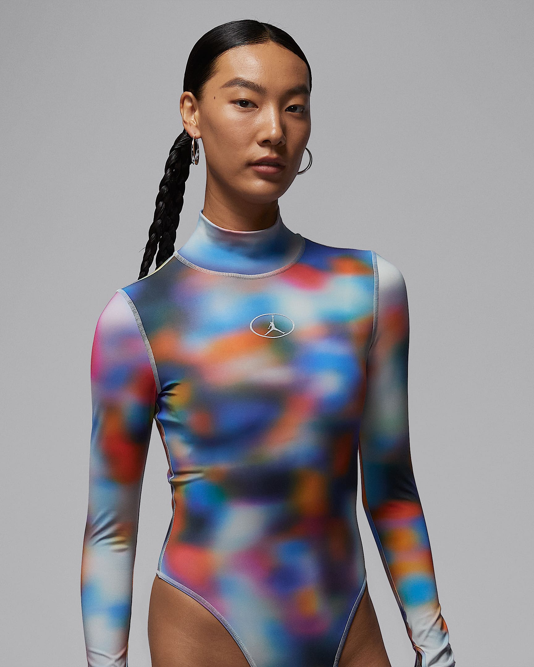 Jordan Flight Mountainside 女子印花长袖连体衣 - 白金色