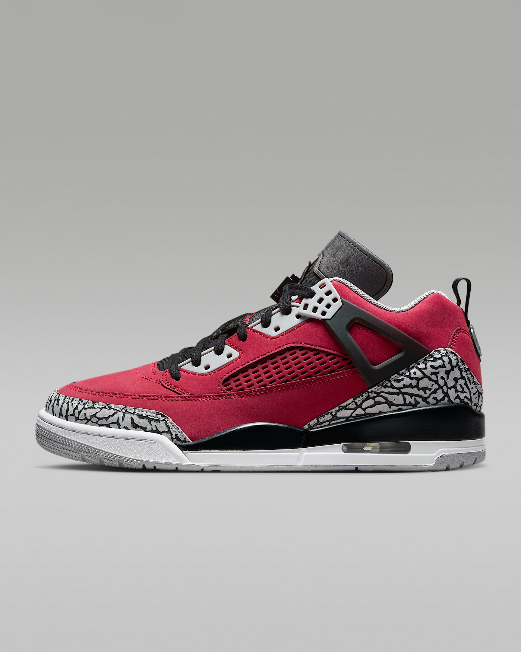 Jordan Spizike Low 男子运动鞋老爹鞋 - 健身红/狼灰/冷灰/黑