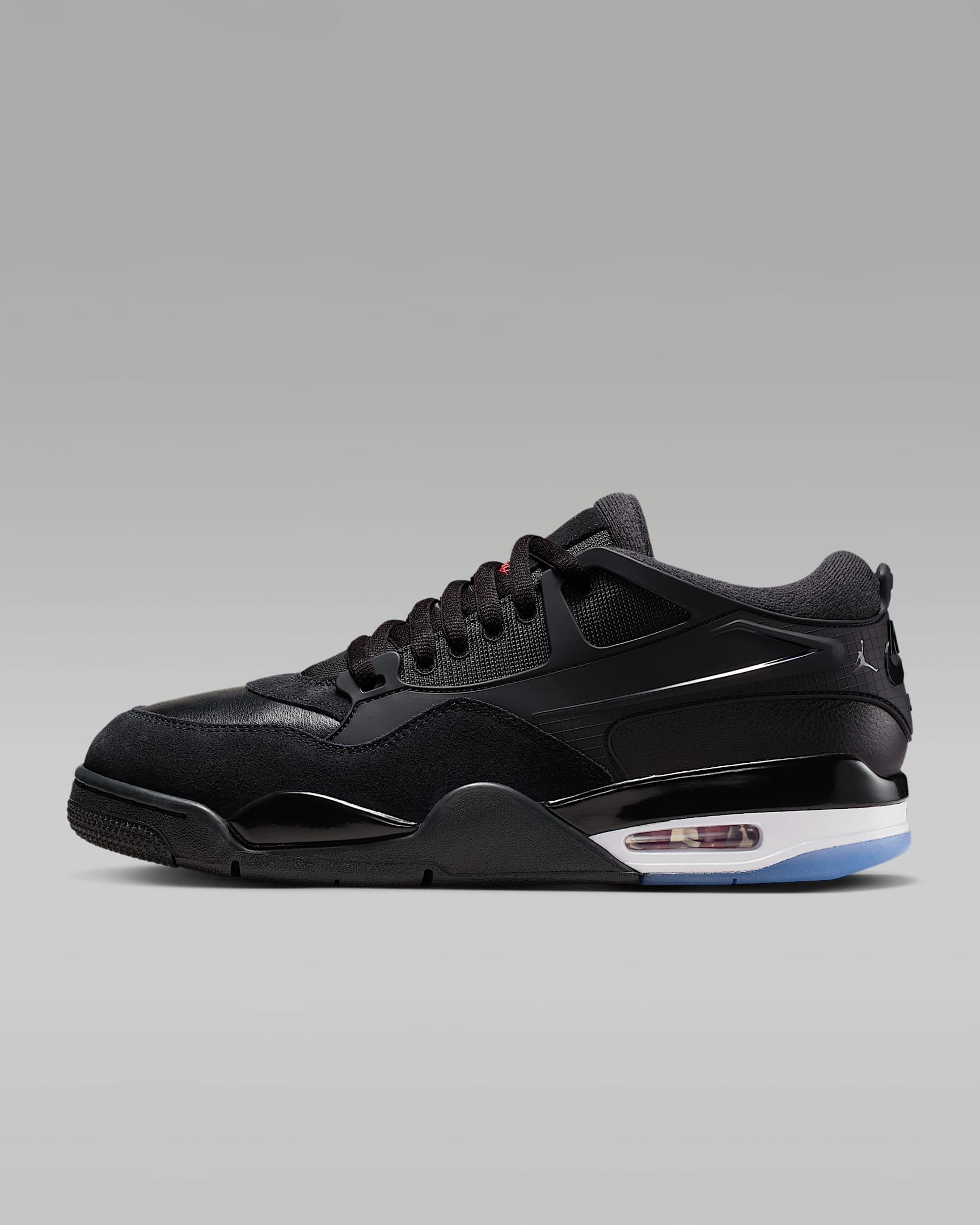 Air Jordan 4 RM 男子运动鞋骑士鞋 - 黑/白色/校园红/黑