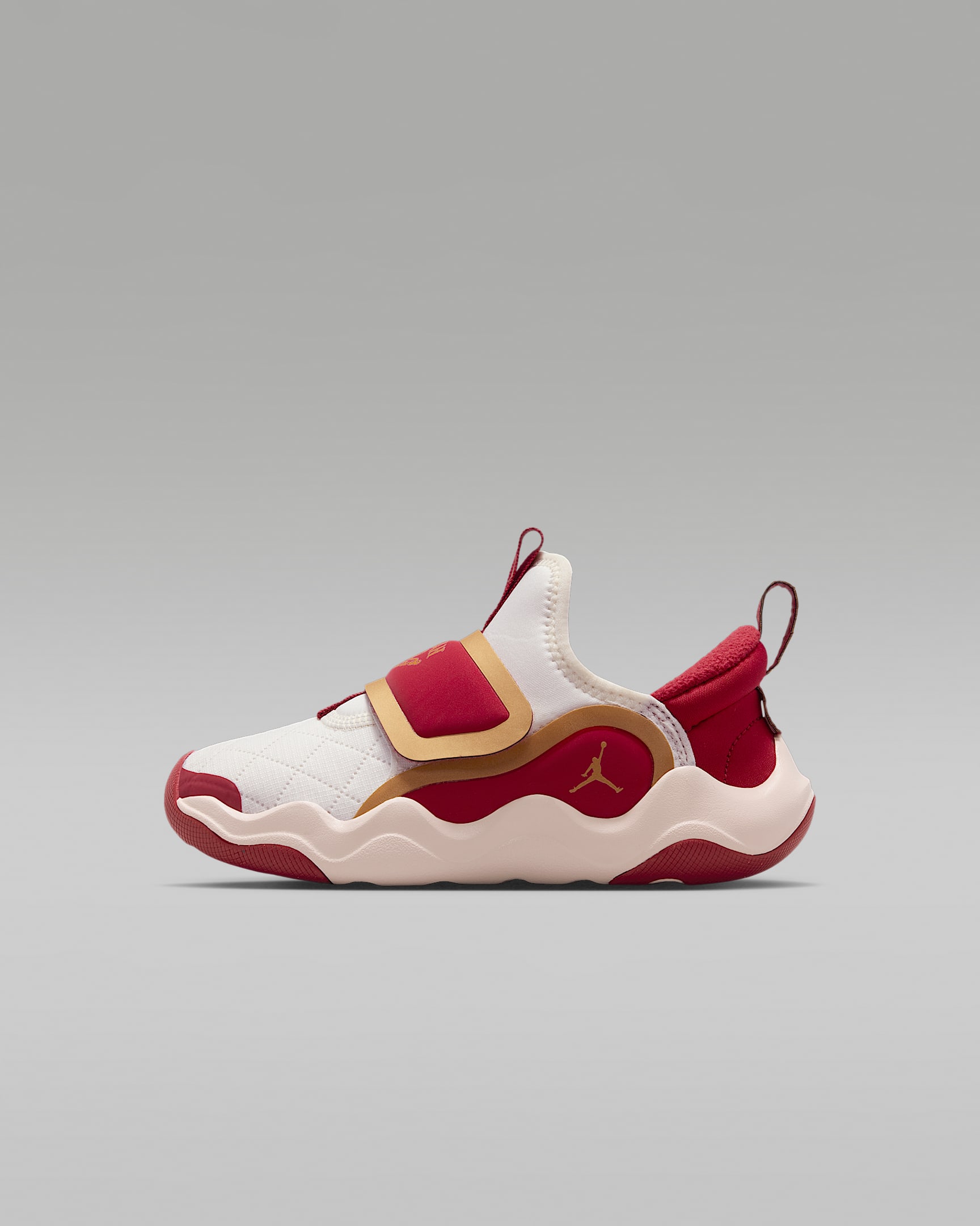 Jordan 23/7.2 EasyOn SE 新年系列小鲨鱼幼童运动鞋 - 帆白/粉白/深队红/金属色