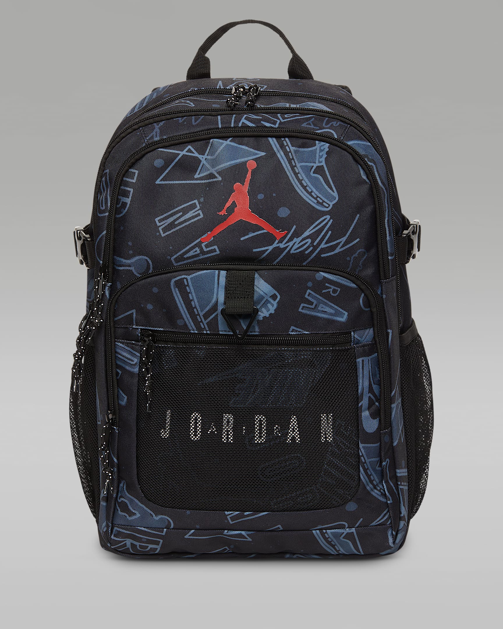 Jordan 儿童双肩包 - 黑/健身红