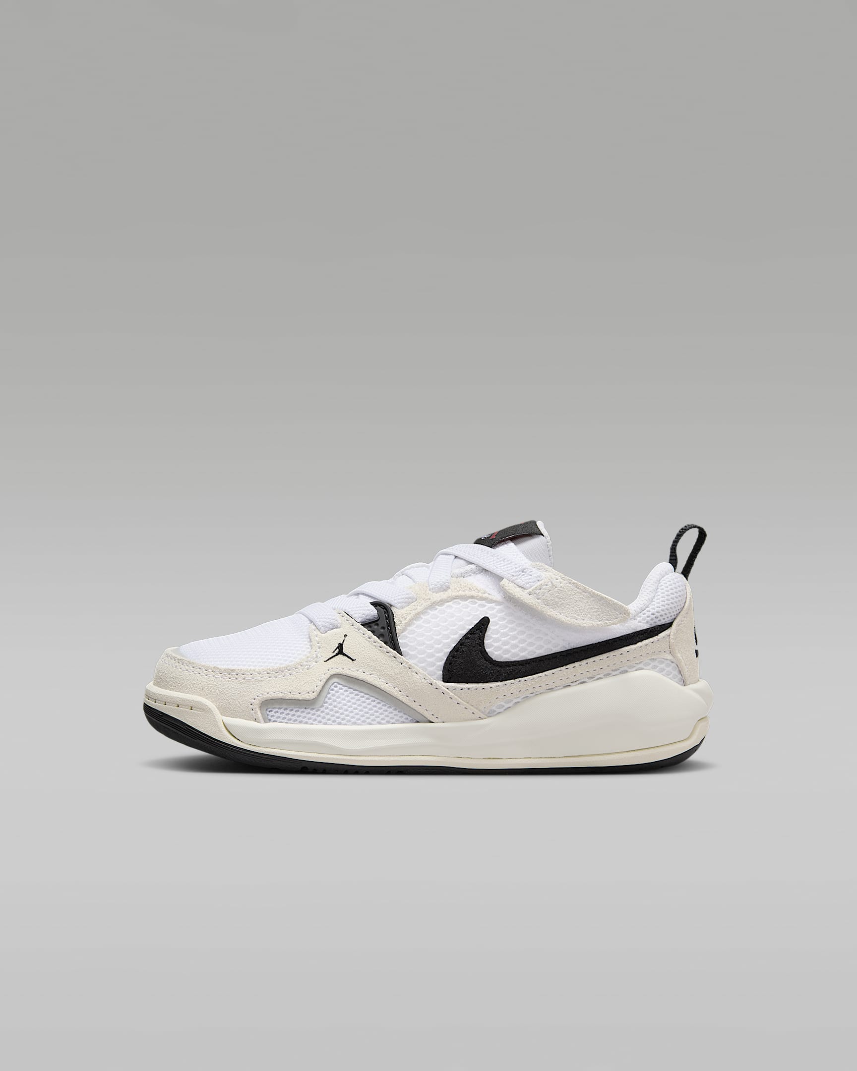 Jordan CMFT Era Jordan 舒释鞋幼童运动鞋 - 白色/白色/帆白/黑