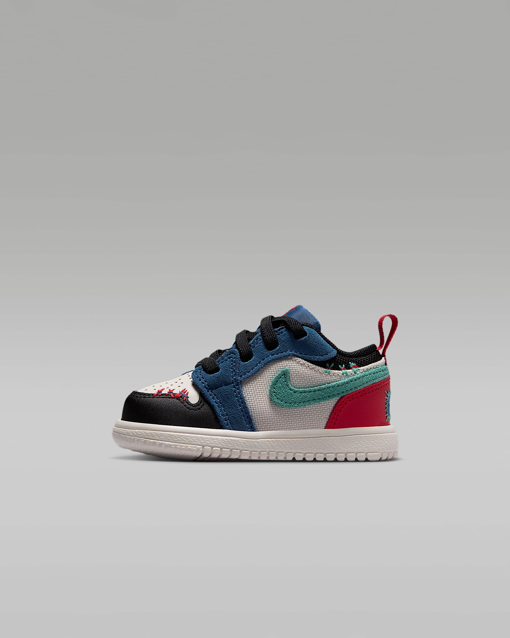 Jordan 1 Low Alt SE 婴童运动鞋 - 纯蓝/大学红/运动绿/黑