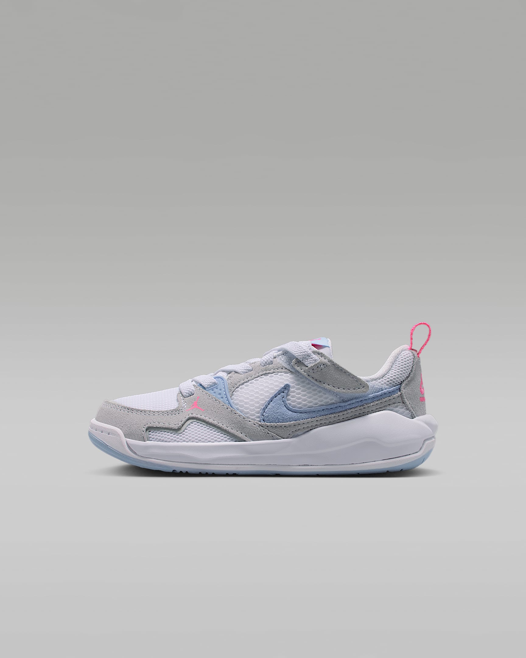 Jordan CMFT Era Jordan 舒释鞋幼童运动鞋 - 白色/足球灰/霞光粉/狂喜钴蓝