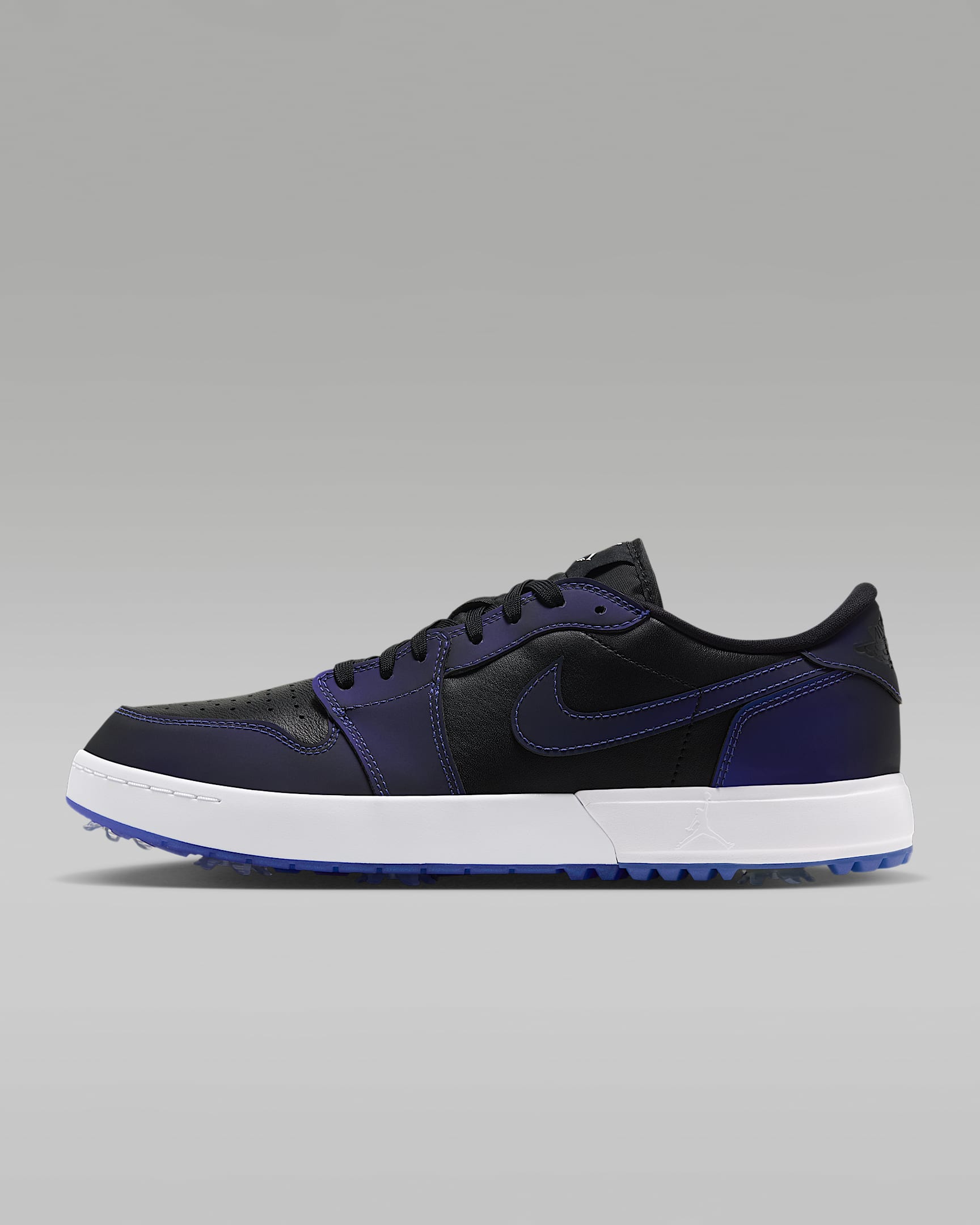 Air Jordan 1 Low G Spiked "Space Jam" 空中大灌篮系列男/女高尔夫球鞋 - 黑/多色/多色