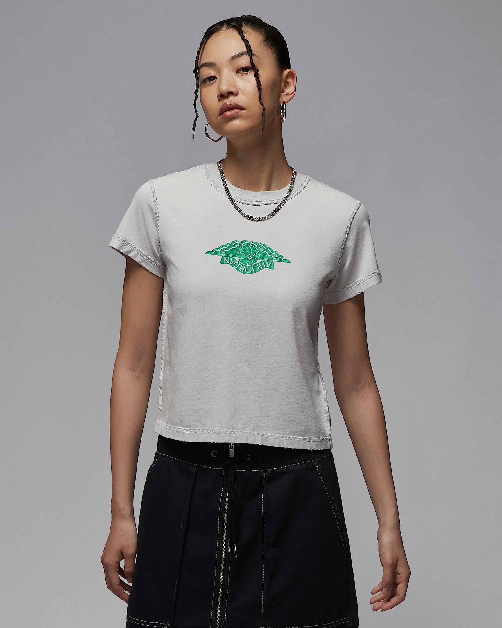 Jordan Rare Air 女子T恤 - 浅灰