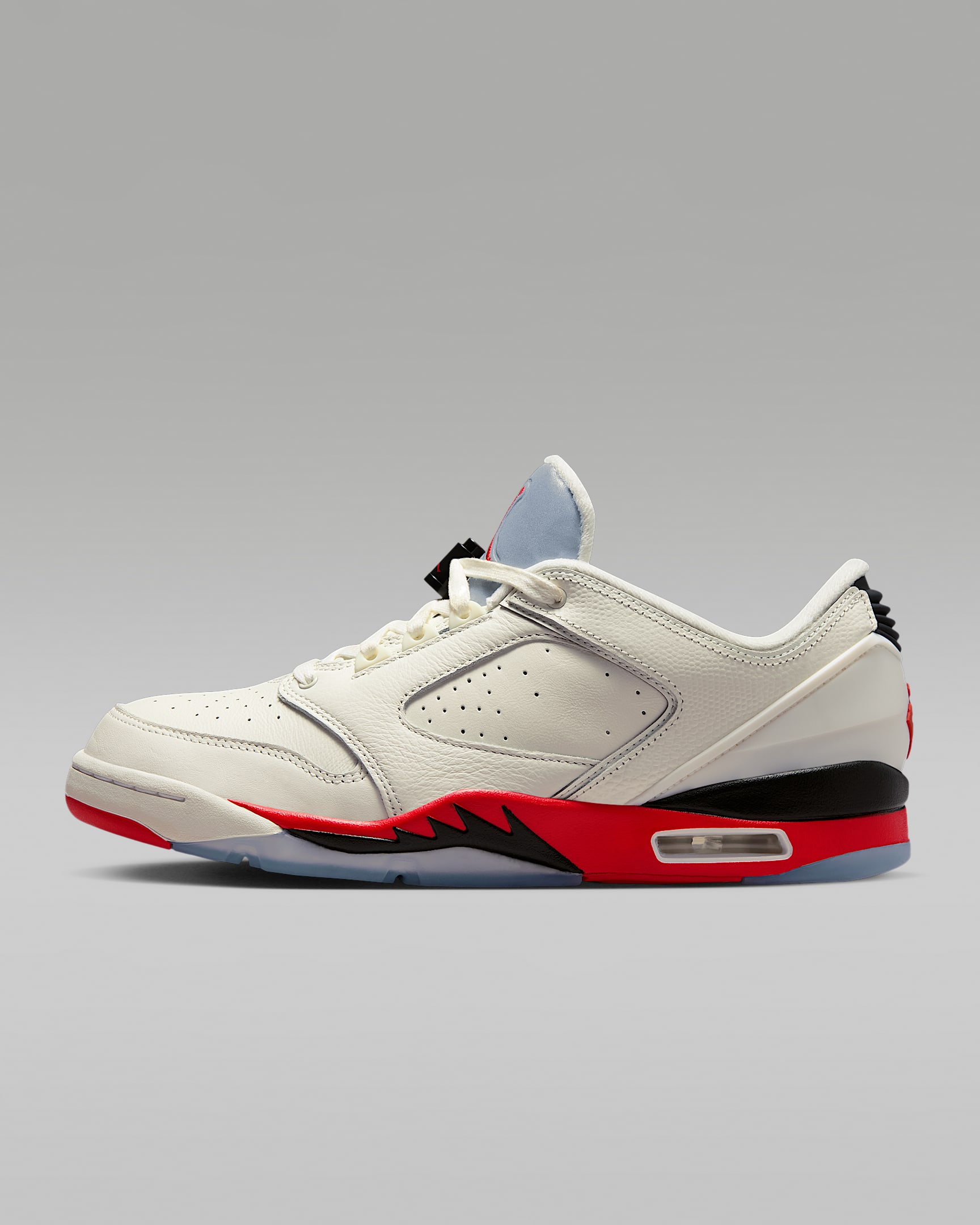 Jordan Sixty Plus Low 男子运动鞋 - 帆白/黑/银/火焰红