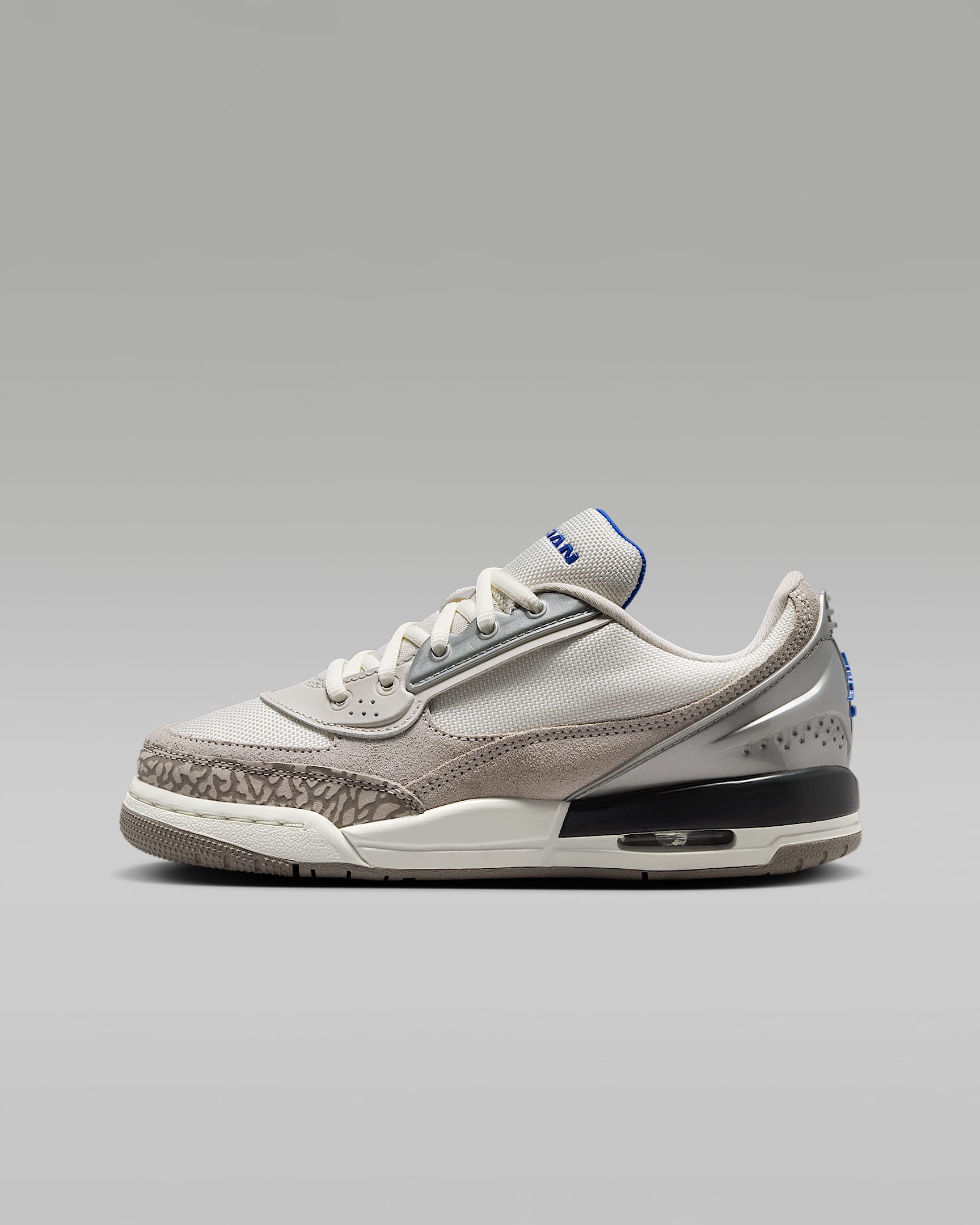 Air Jordan Ultra 大童运动鞋 - 帆白/伽马灰/谜团石灰/旧宝蓝