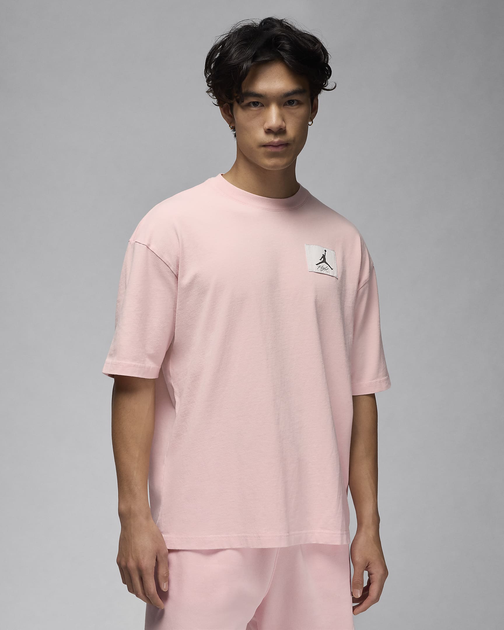 Jordan Flight Essential 男子 Oversize 风T恤 - 传奇粉
