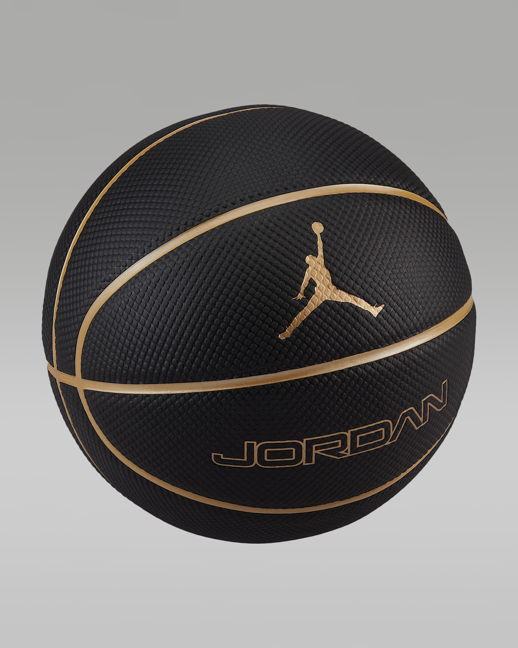 Jordan Legacy 8P 篮球 - 黑/金属色/金属色
