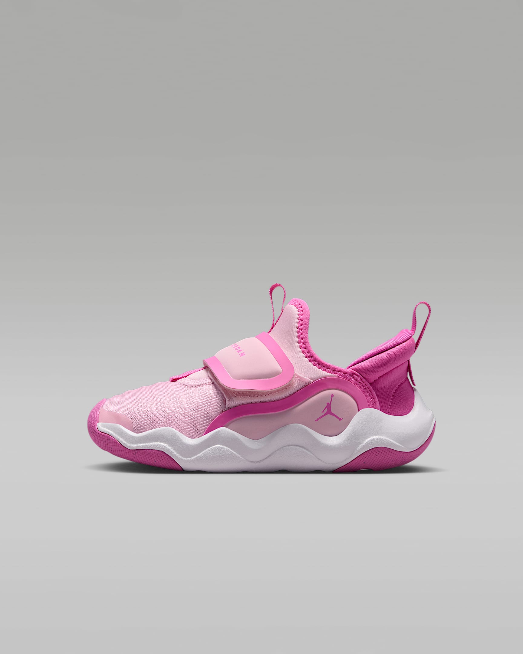 Jordan 23/7.2 EasyOn 小鲨鱼幼童运动鞋 - 泡沫粉/白色/中国红