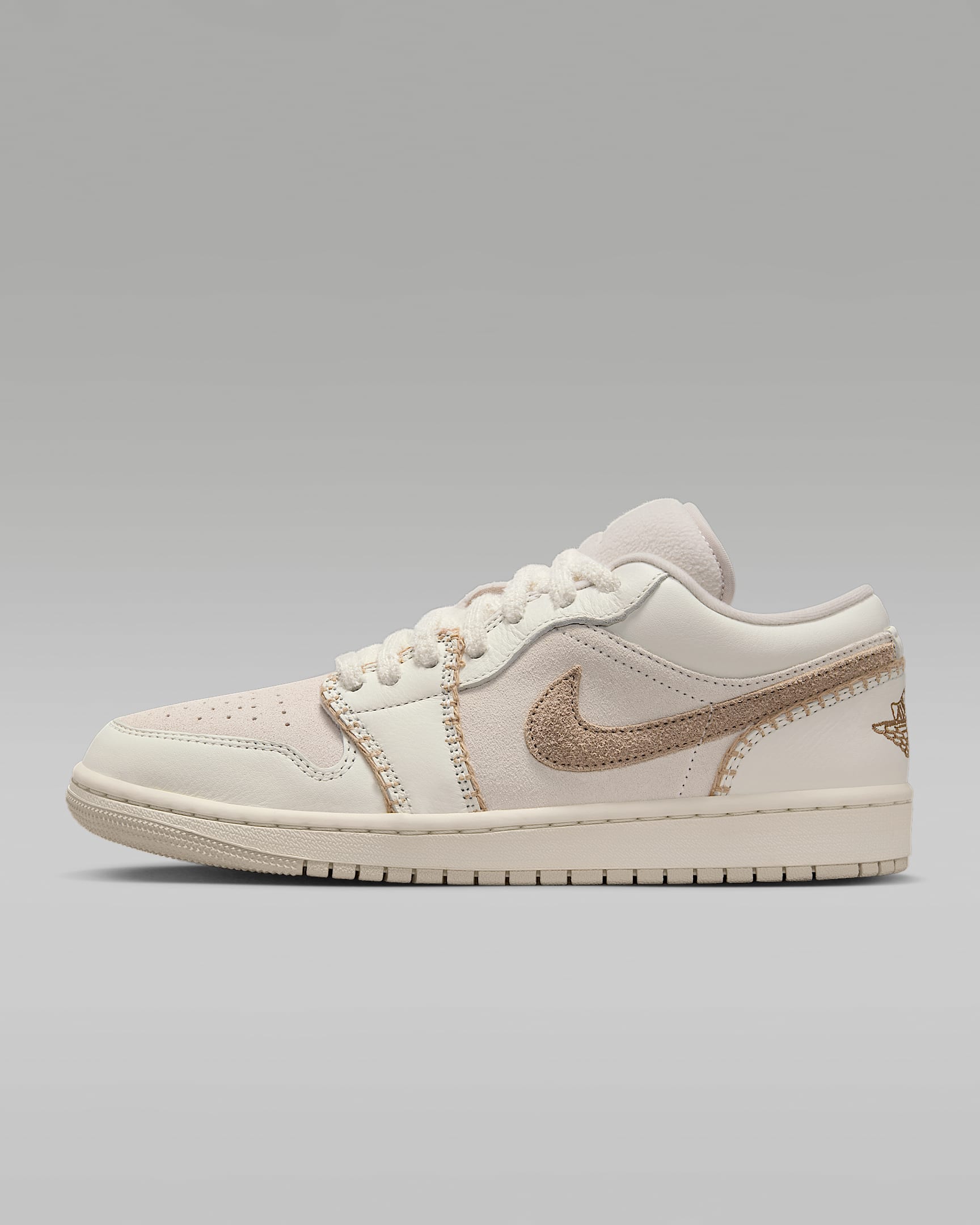 Air Jordan 1 Low SE 女子运动鞋 - 浅土褐/麻黄/帆白