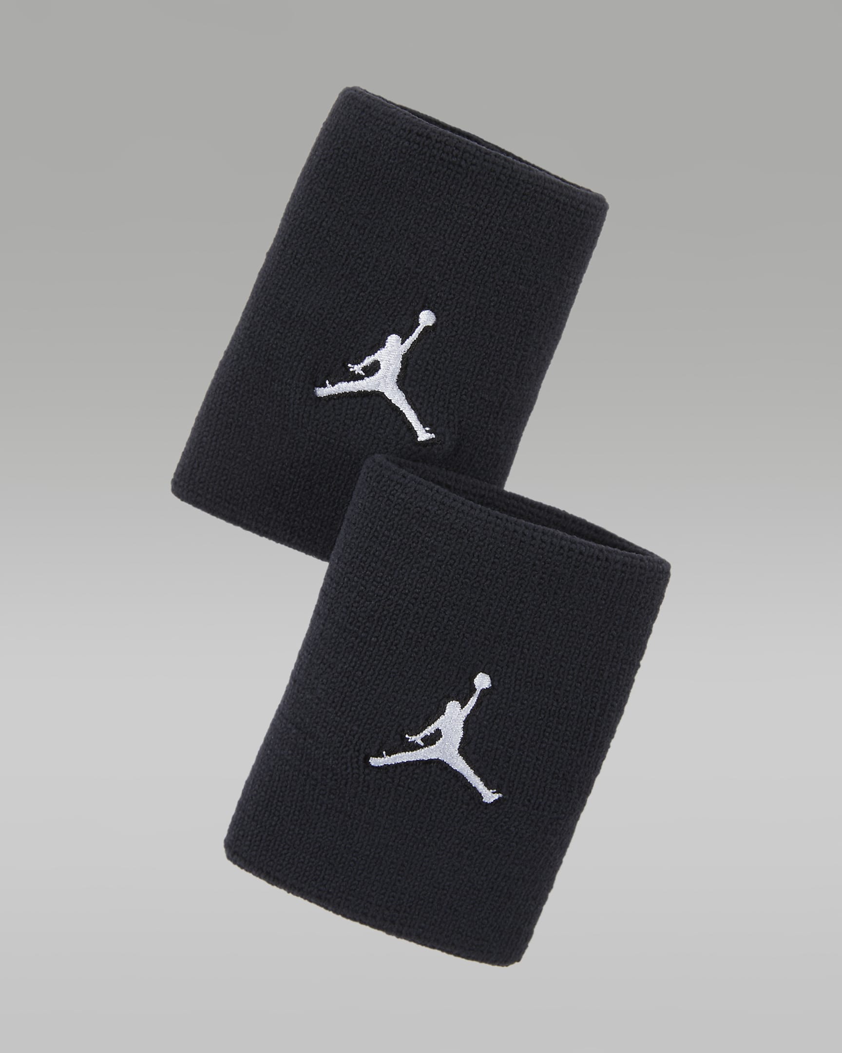 Jordan Jumpman Dri-FIT 速干护腕(1 对) - 黑/白色