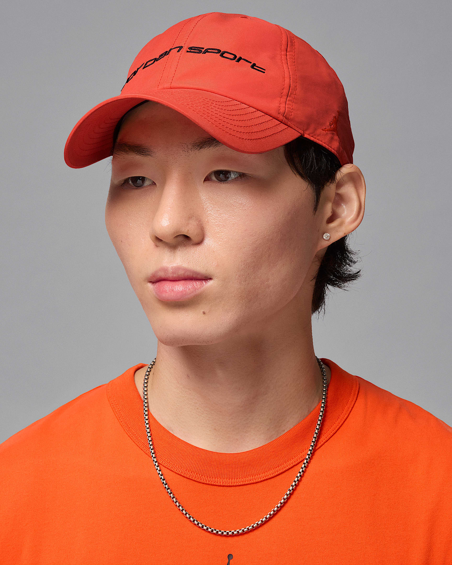 Jordan Club 速干软顶运动帽 - 队橙/黑