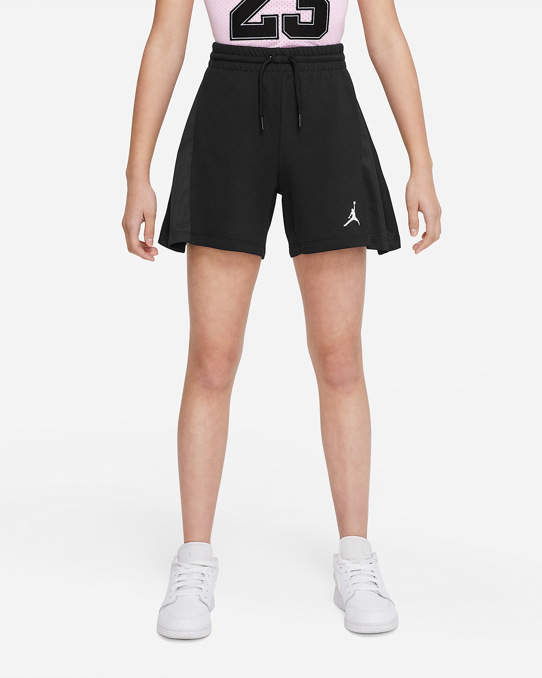 Jordan 大童（女孩）短裤 - 黑