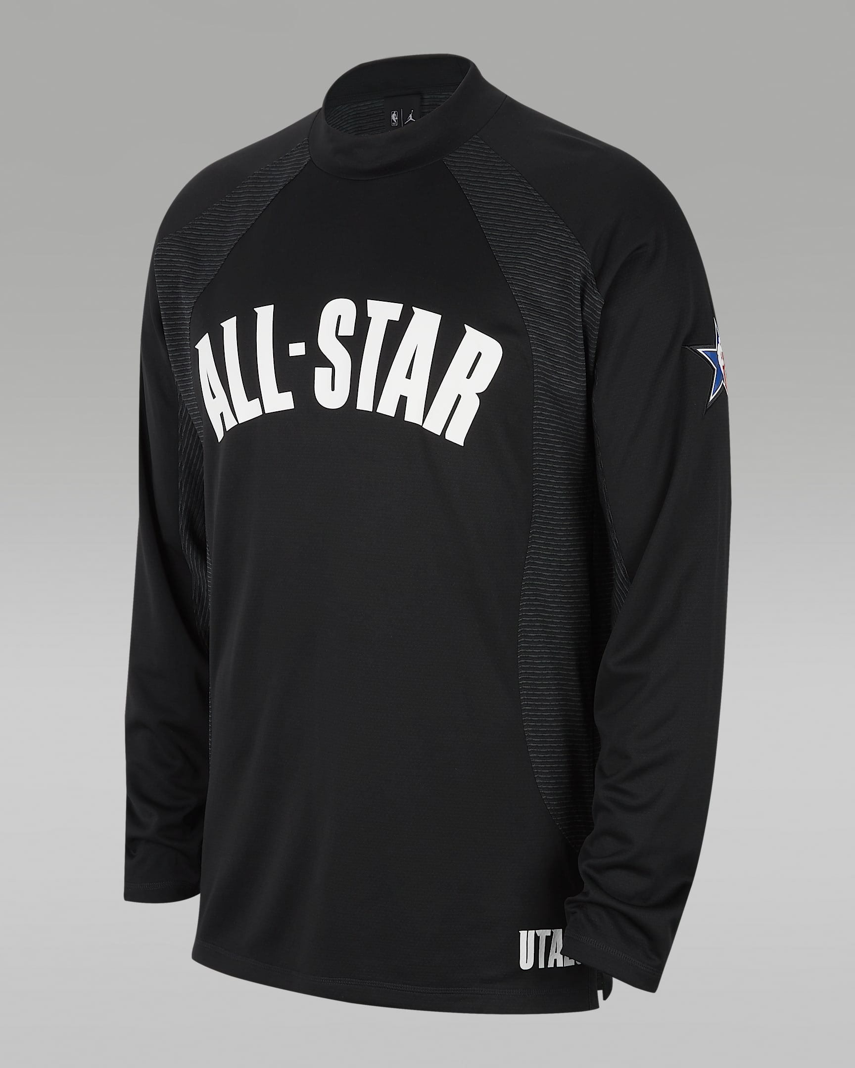 Jordan All-Star Weekend 男子长袖热身上衣 - 黑/白色