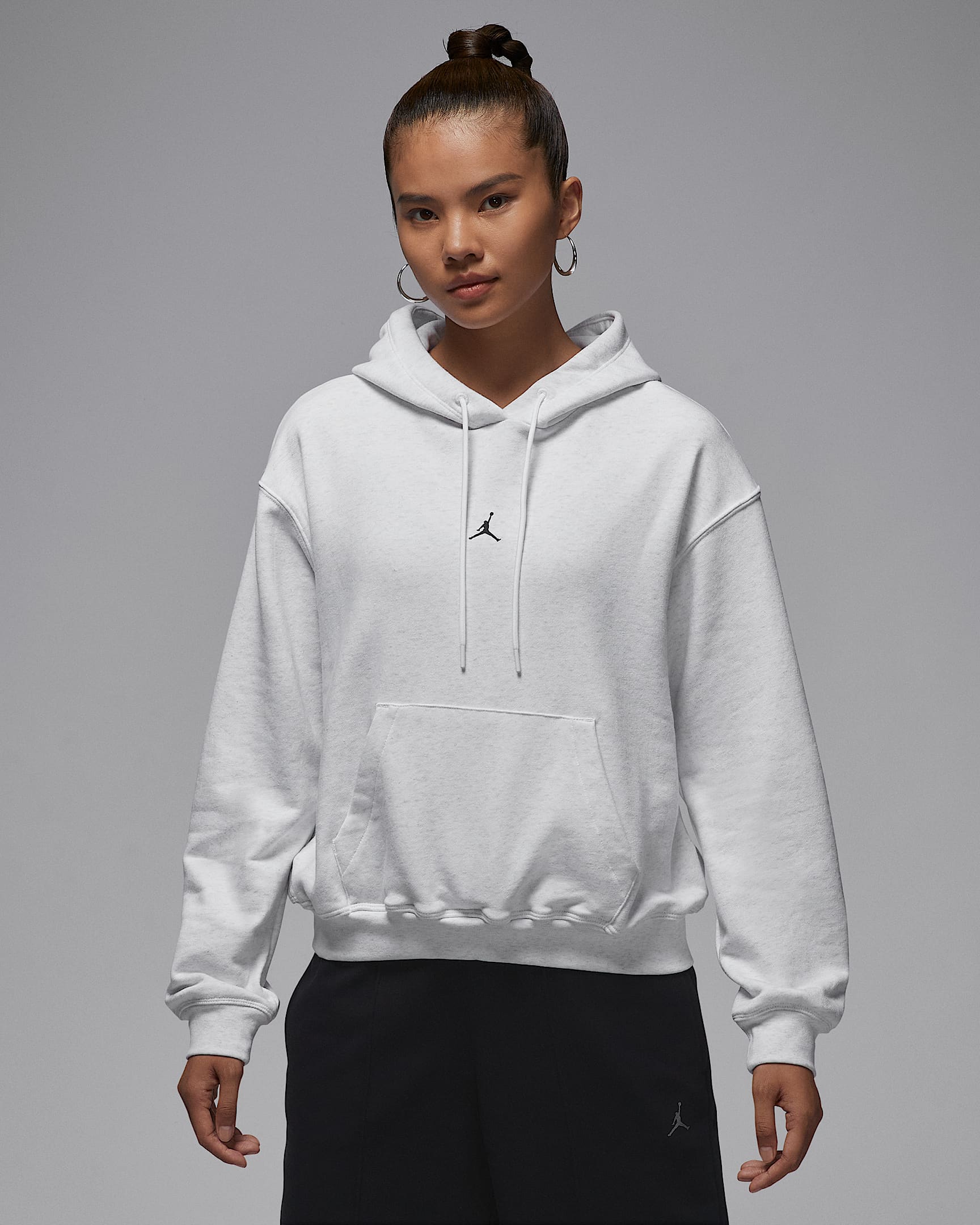 Jordan Sport Crossover Dri-FIT 女子速干针织连帽衫 - 调色桦树色/黑