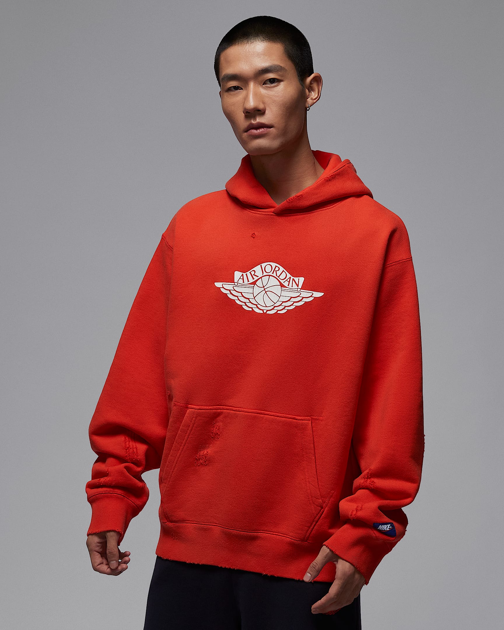 Jordan Rare Air 男子针织套头连帽衫 - 椒红