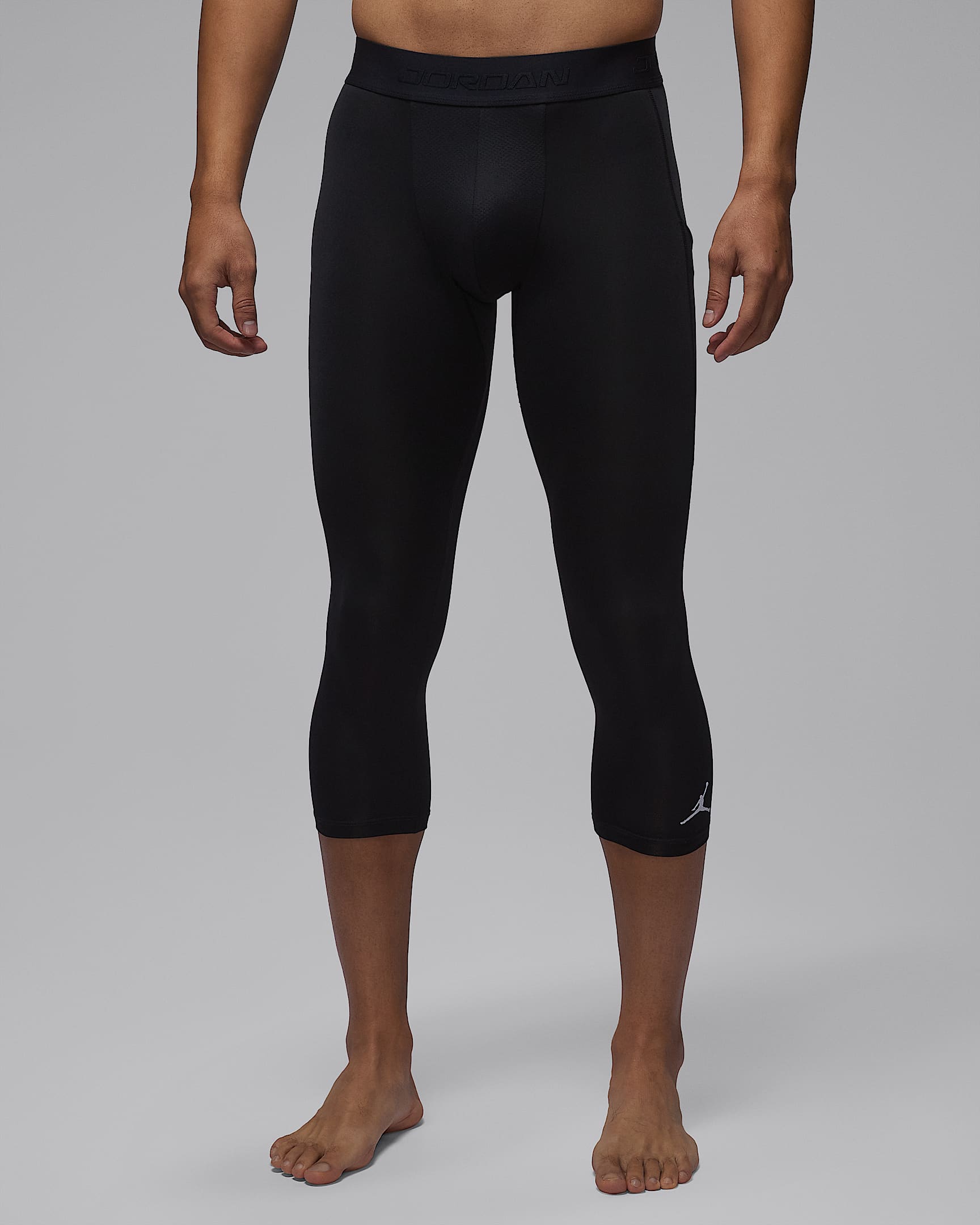 Jordan Sport Essentials Dri-FIT 男子速干七分紧身裤 - 黑