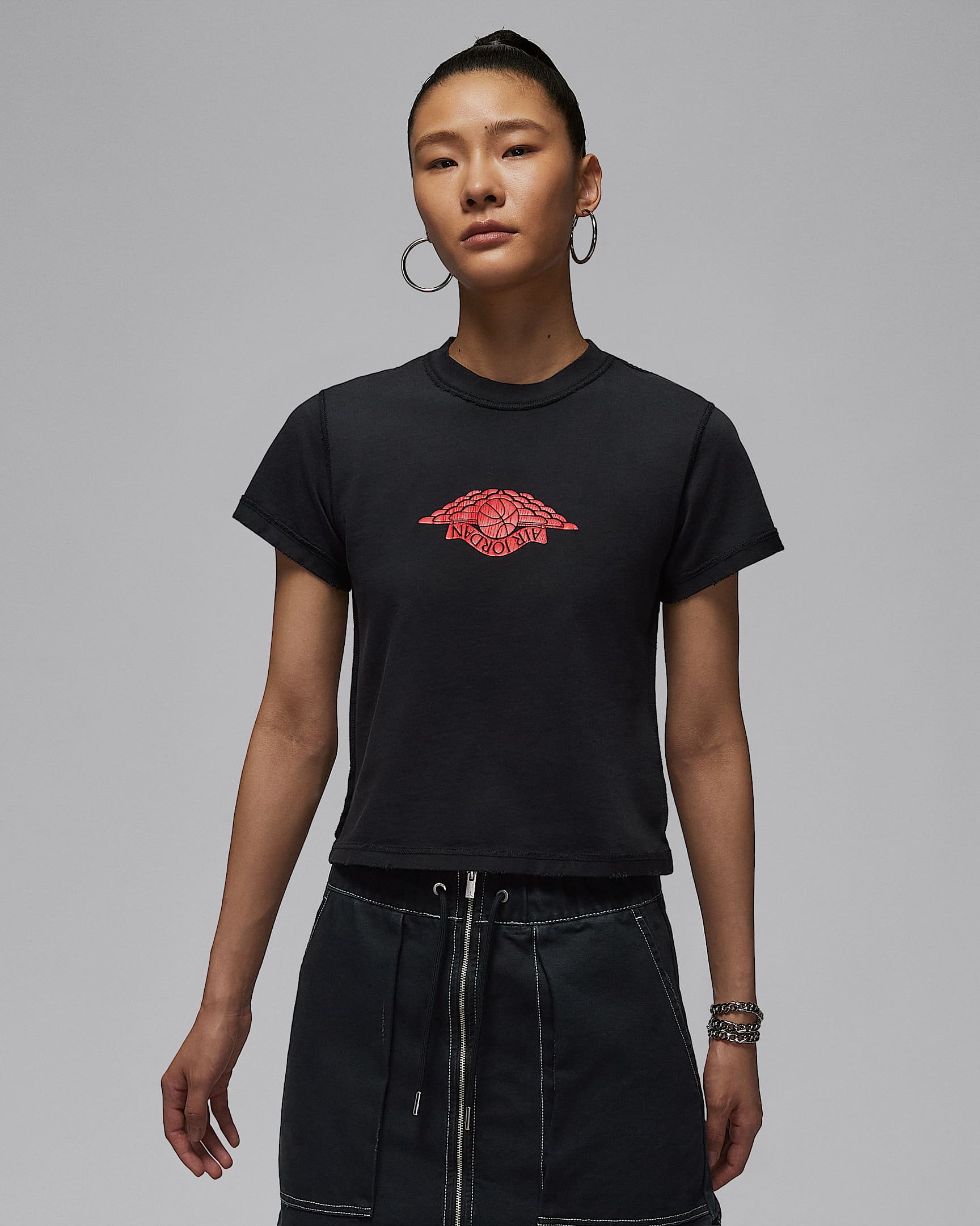Jordan Rare Air 女子T恤 - 黑
