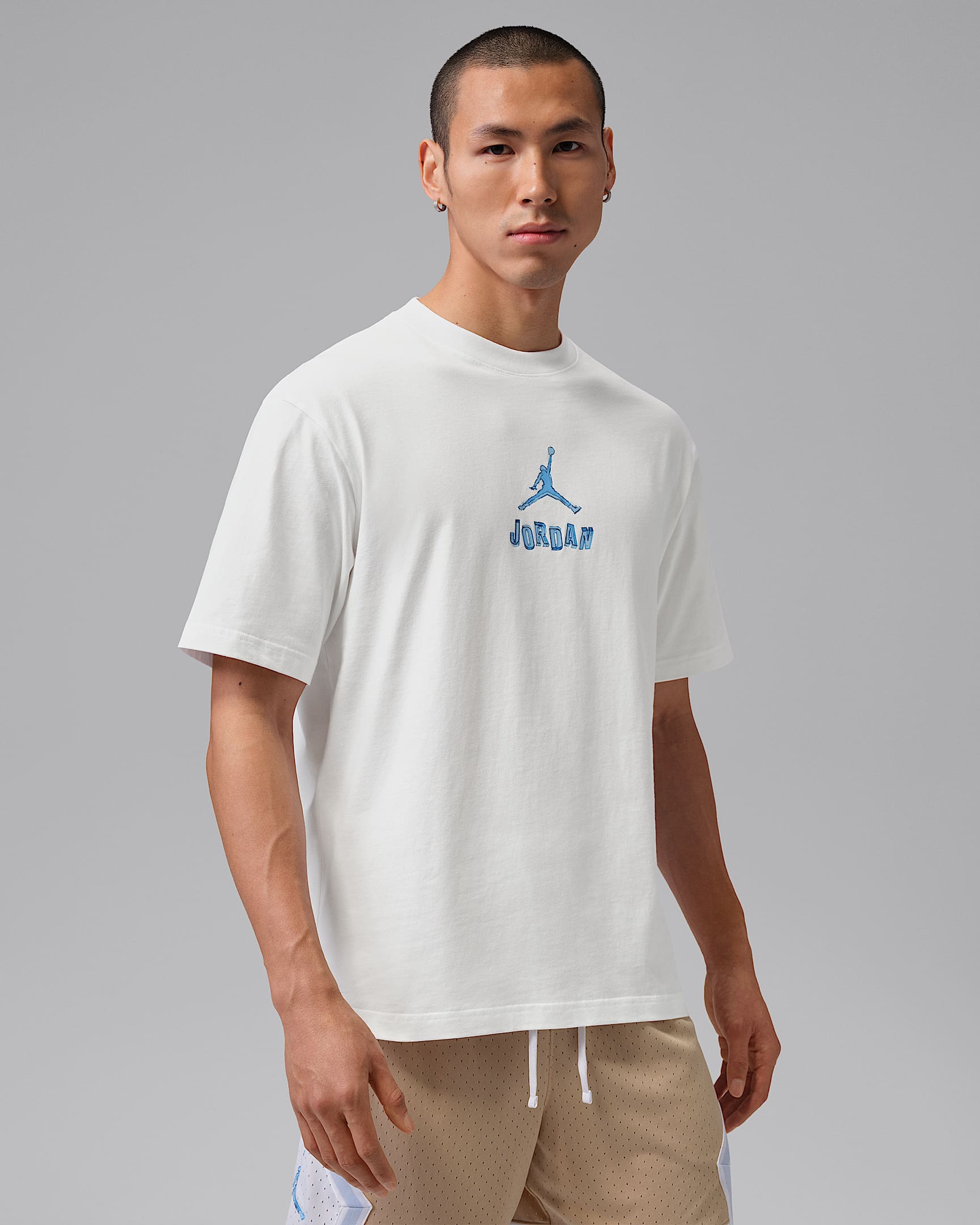 Jordan Sport 男子速干T恤 - 白色