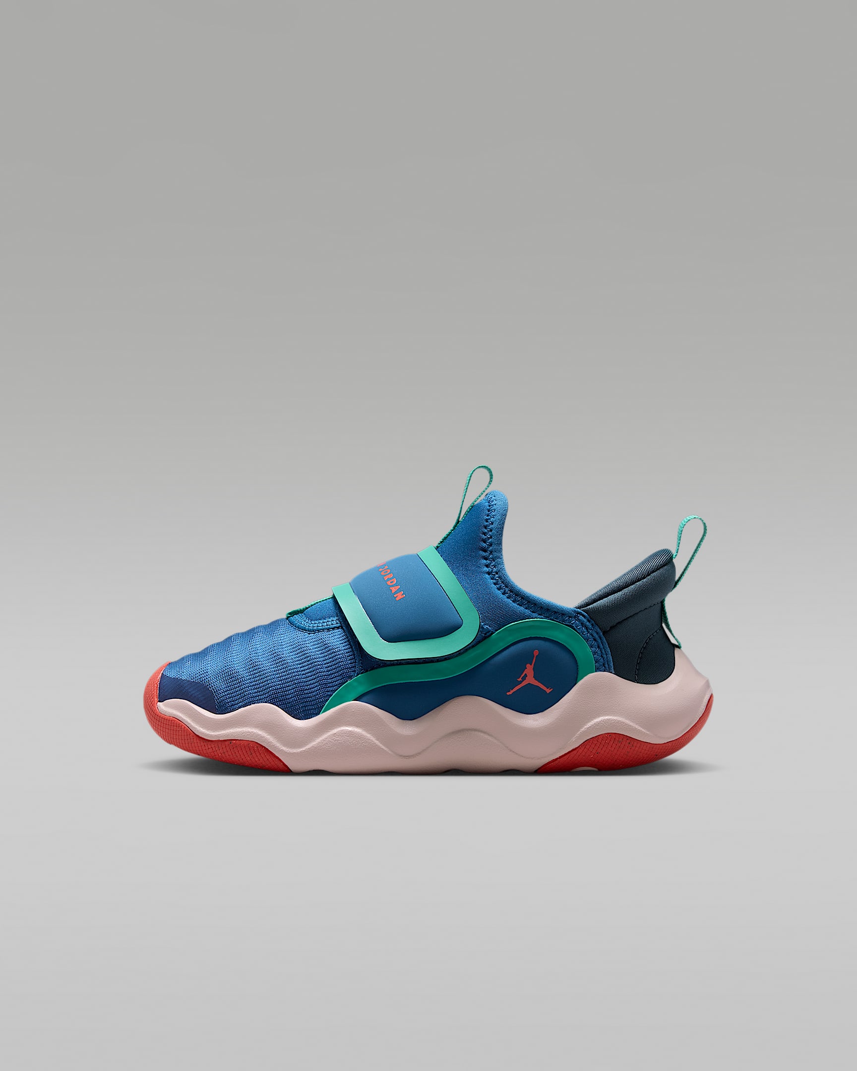 Jordan 23/7.2 EasyOn 小鲨鱼幼童运动鞋 - 纯蓝/成熟蓝/运动绿/小径红