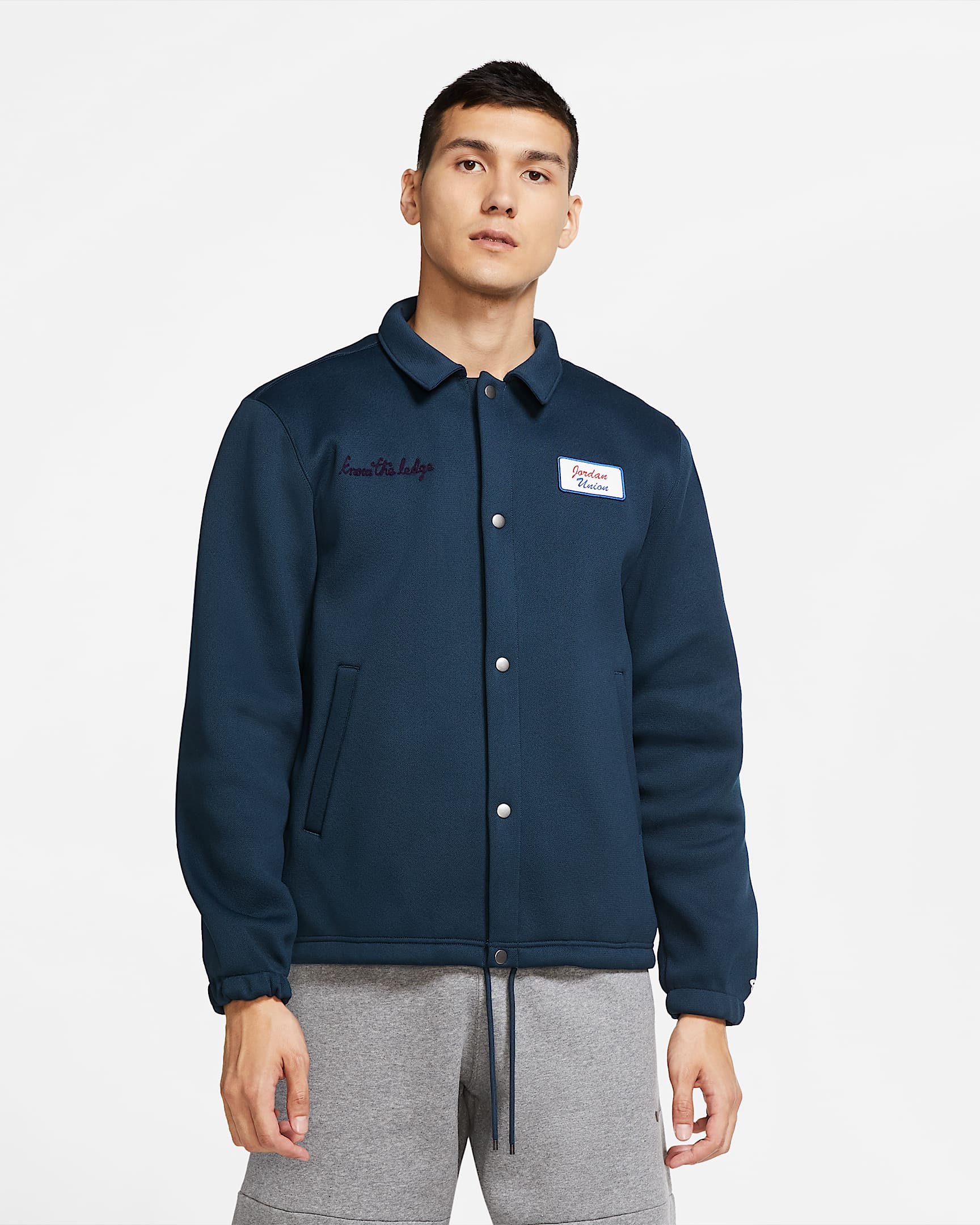 Jordan x Union Coach 男子夹克 - 军械深海蓝